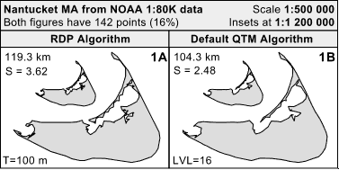 Nantucket MA 80K data RDP v. QTM gen.